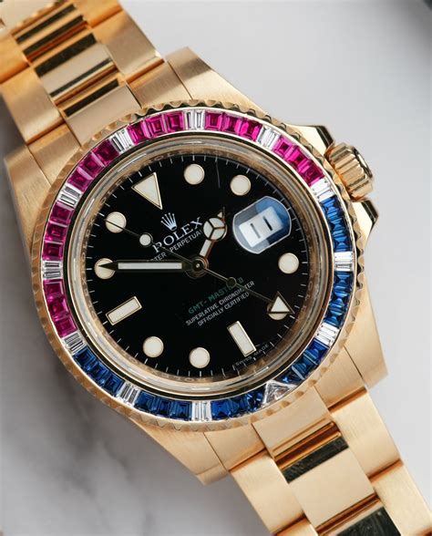 Rolex GMT Master II 116748SARU Ruby Sapphire .